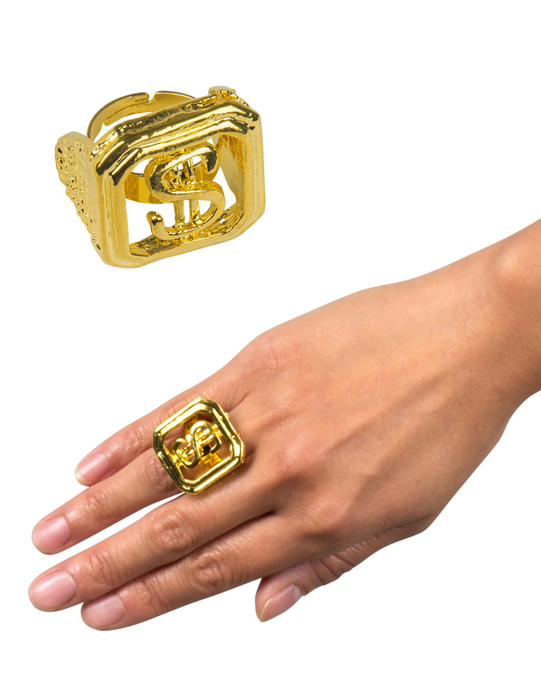 verkoop - attributen - Juwelen - Ring dollar goud